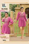 Bloom Vol 3 By Blue Hills Rayon Surat Short Kurtis Wholesale Market